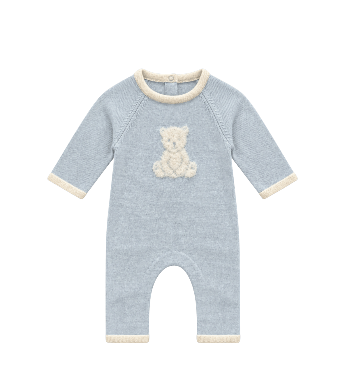 Baby jumpsuit beer in blauw