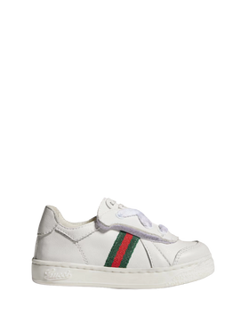Baby Leer Sneakers Grote Witte / VRV