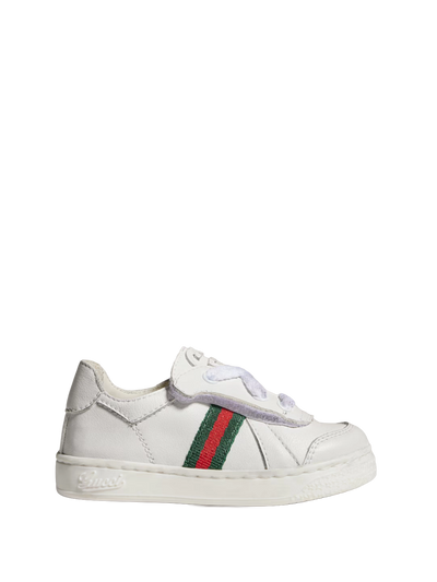 Baby Leer Sneakers Grote Witte / VRV