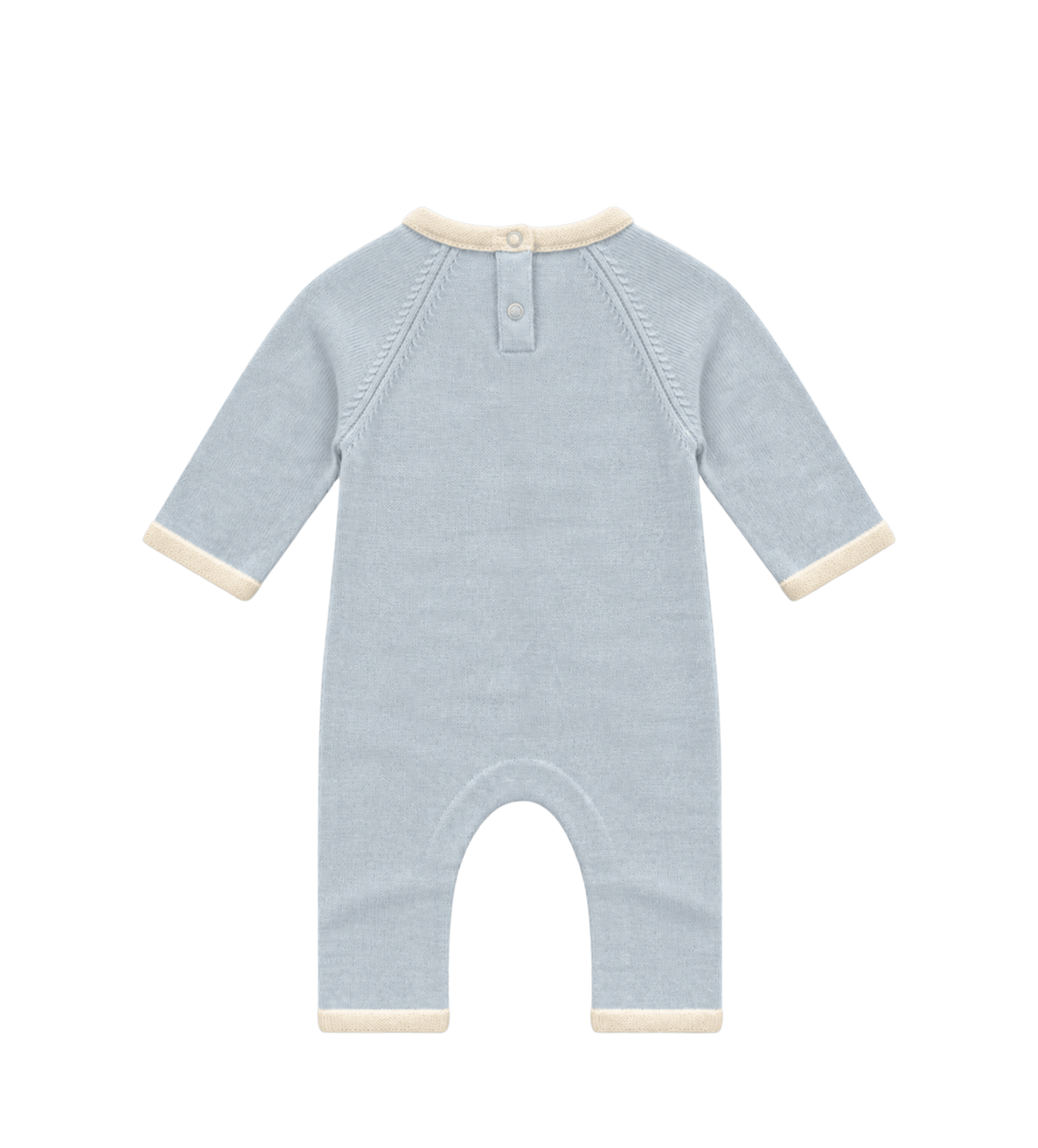 Baby jumpsuit beer in blauw