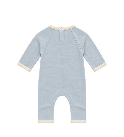 Baby jumpsuit beer in blauw