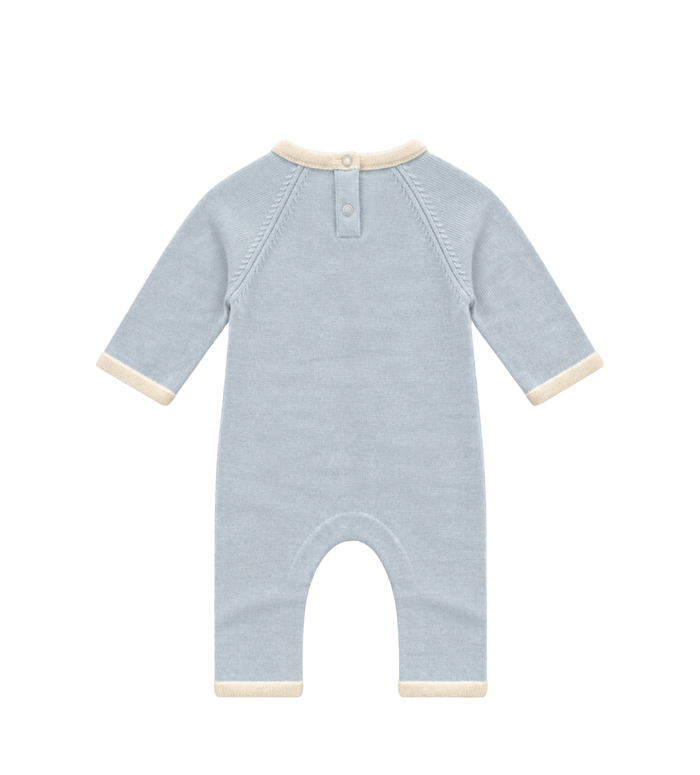 Baby jumpsuit beer in blauw