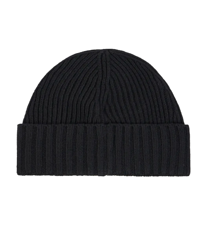 Kids Knitted Beanie Black