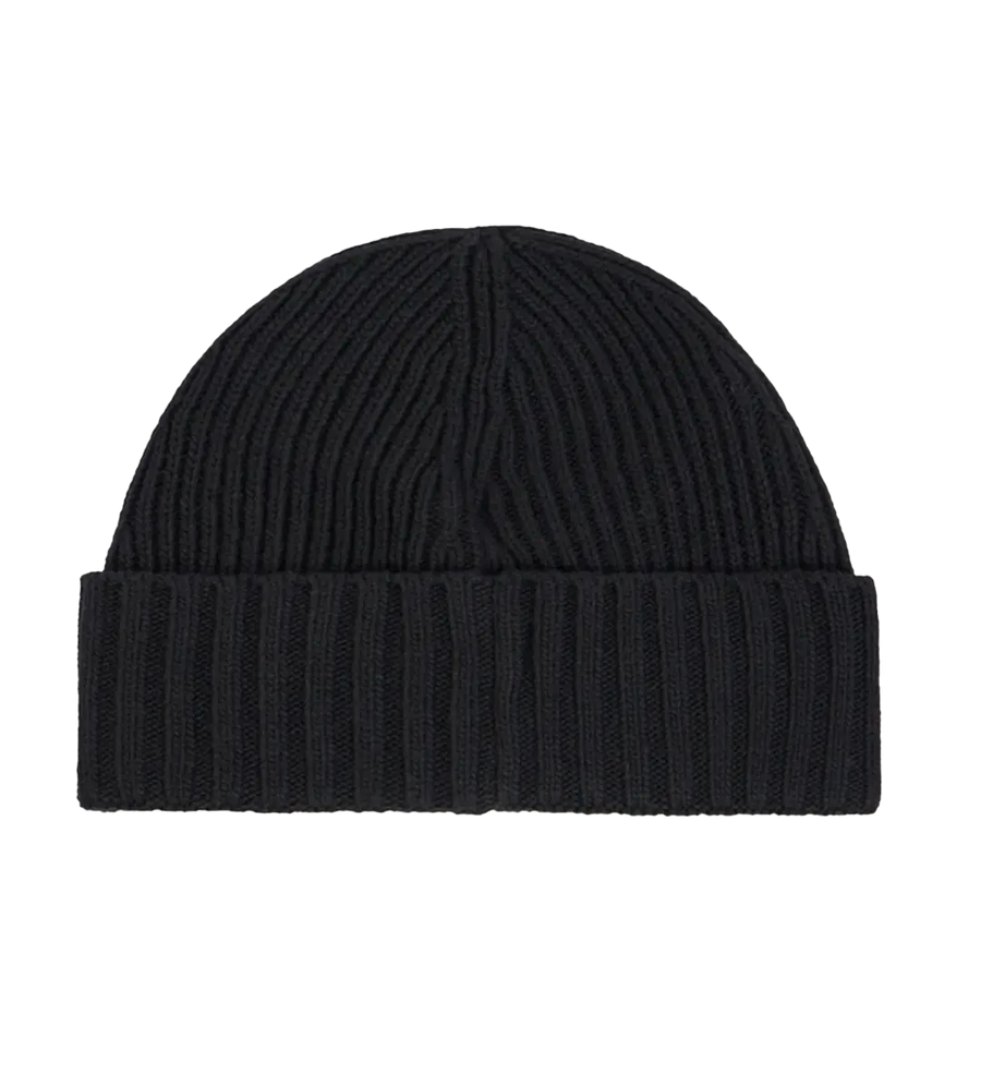 Kids Knitted Beanie Black