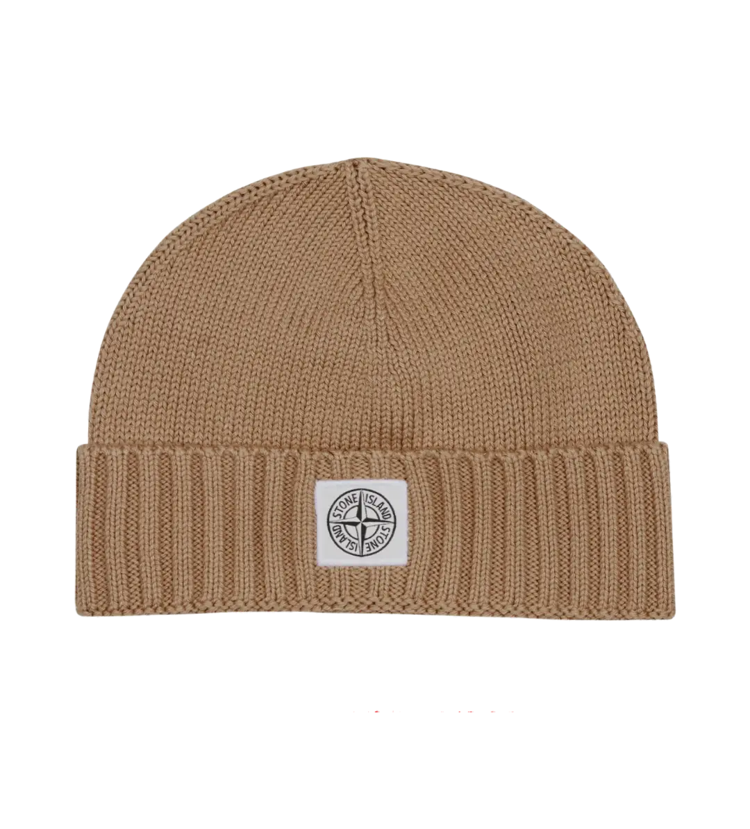 Stone Island Junior Knitted Beanie in Sand Beige (Kids)