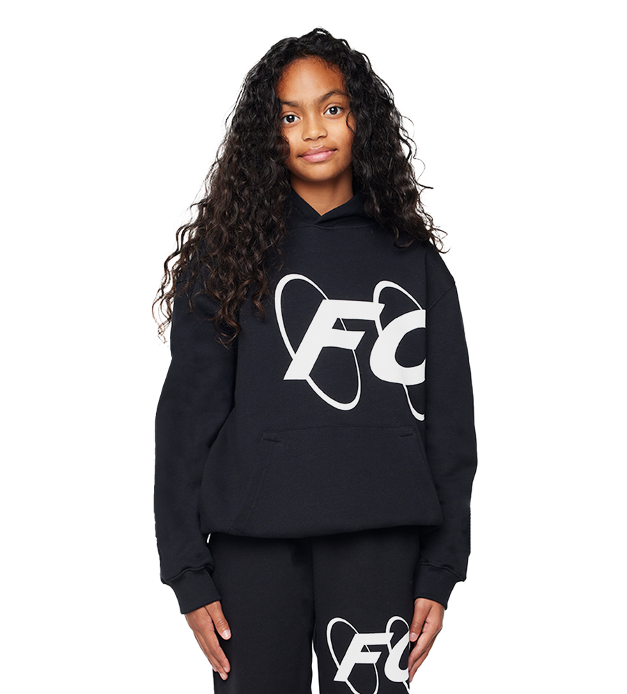 Big Circles Hoodie Zwart/Wit