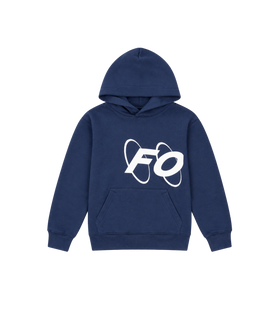 Big Circles Hoodie marineblauw