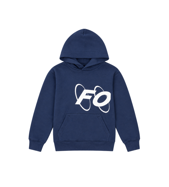 Big Circles Hoodie marineblauw