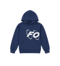 Big Circles Hoodie marineblauw