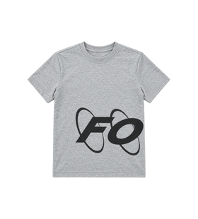 Big Circles  T-shirt Grijs/ Zwart