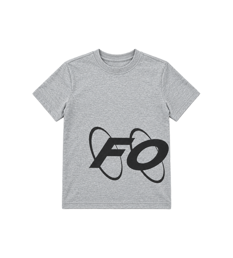 Big Circles  T-shirt Grijs/ Zwart