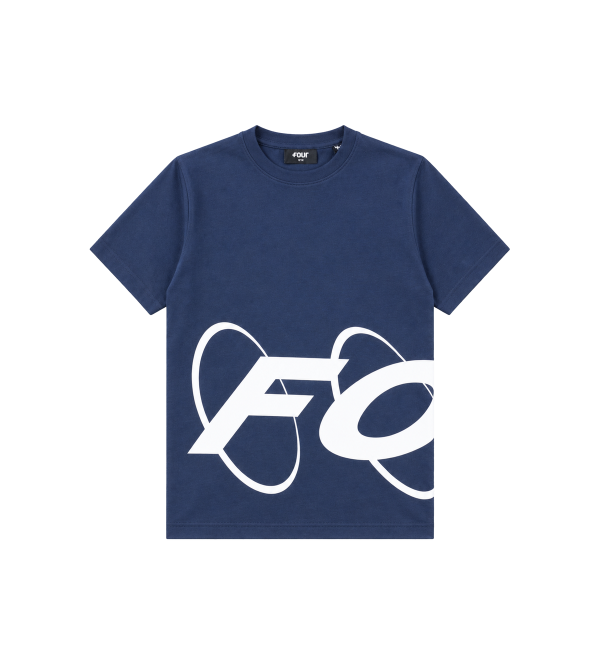 Big Circles T-shirt Marineblauw