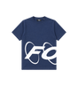 Big Circles T-shirt Marineblauw