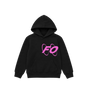 Big Circles Hoodie Zwart/Roze