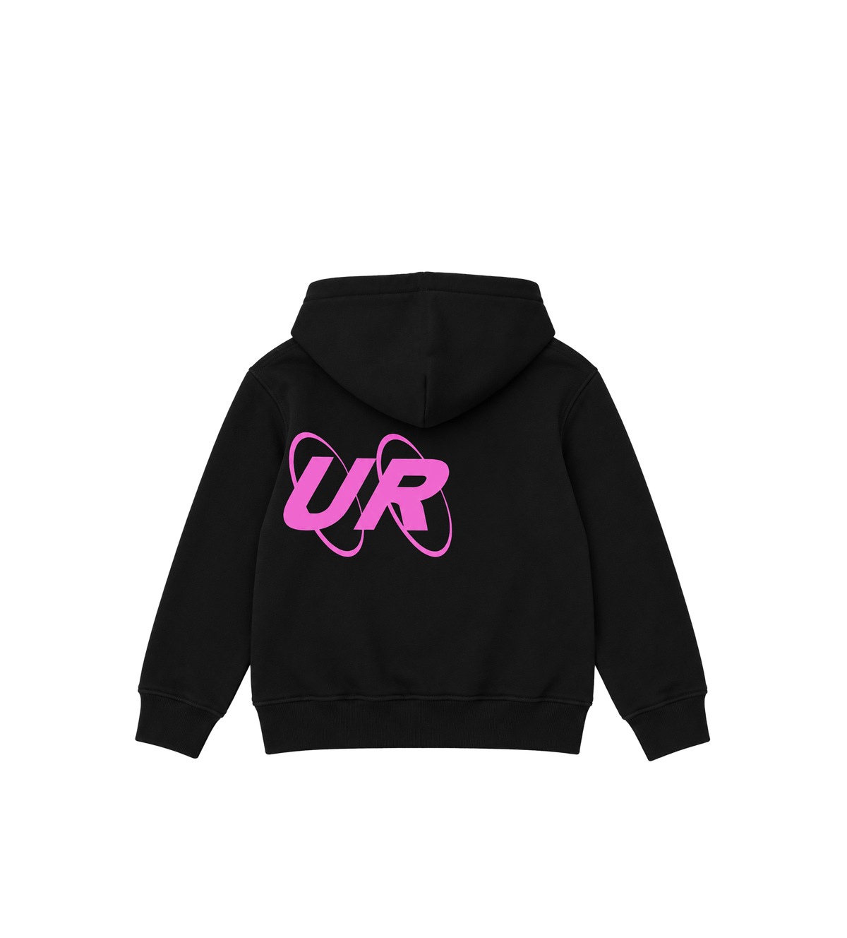 Big Circles Hoodie Zwart/Roze