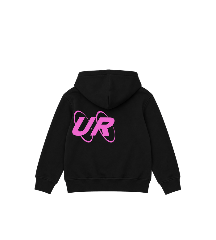 Big Circles Hoodie Zwart/Roze