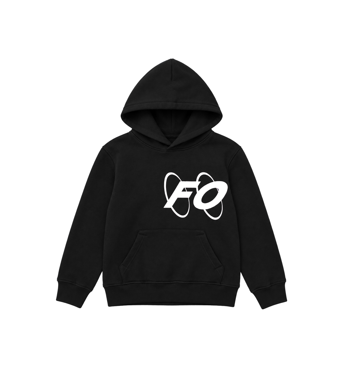 Big Circles Hoodie Zwart/Wit