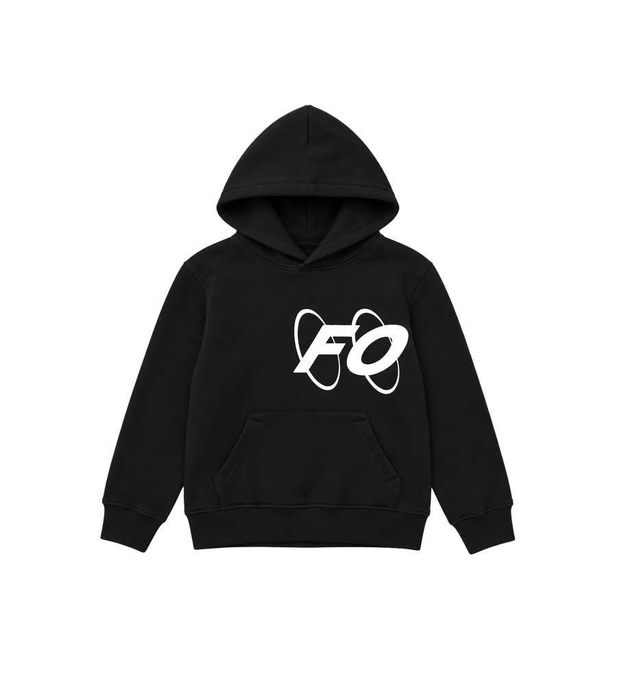Big Circles Hoodie Zwart/Wit