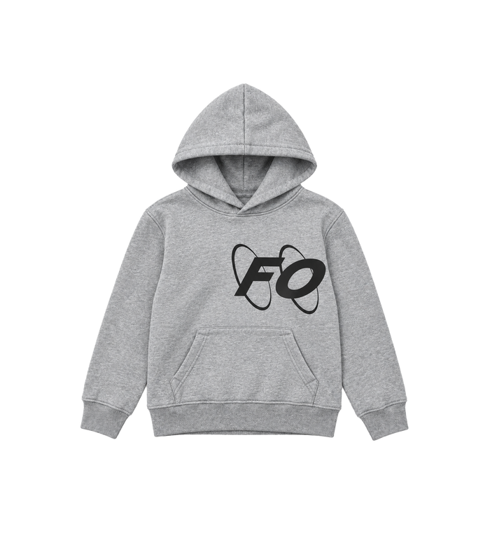 Big Circles Hoodie grijs/zwart