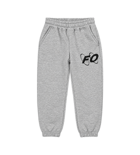Big Circles Straight Leg Cuffed Grijs/zwart