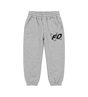Big Circles Straight Leg Cuffed Grijs/zwart