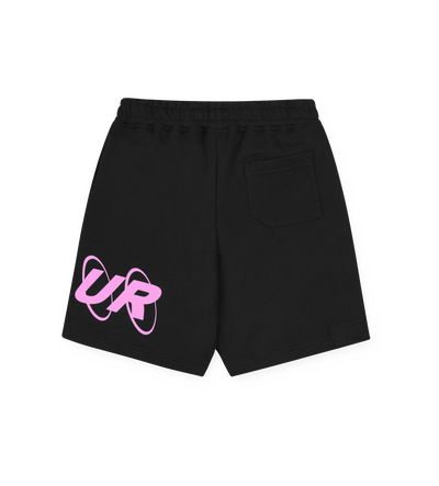 Big Circles Shorts Black/ Pink