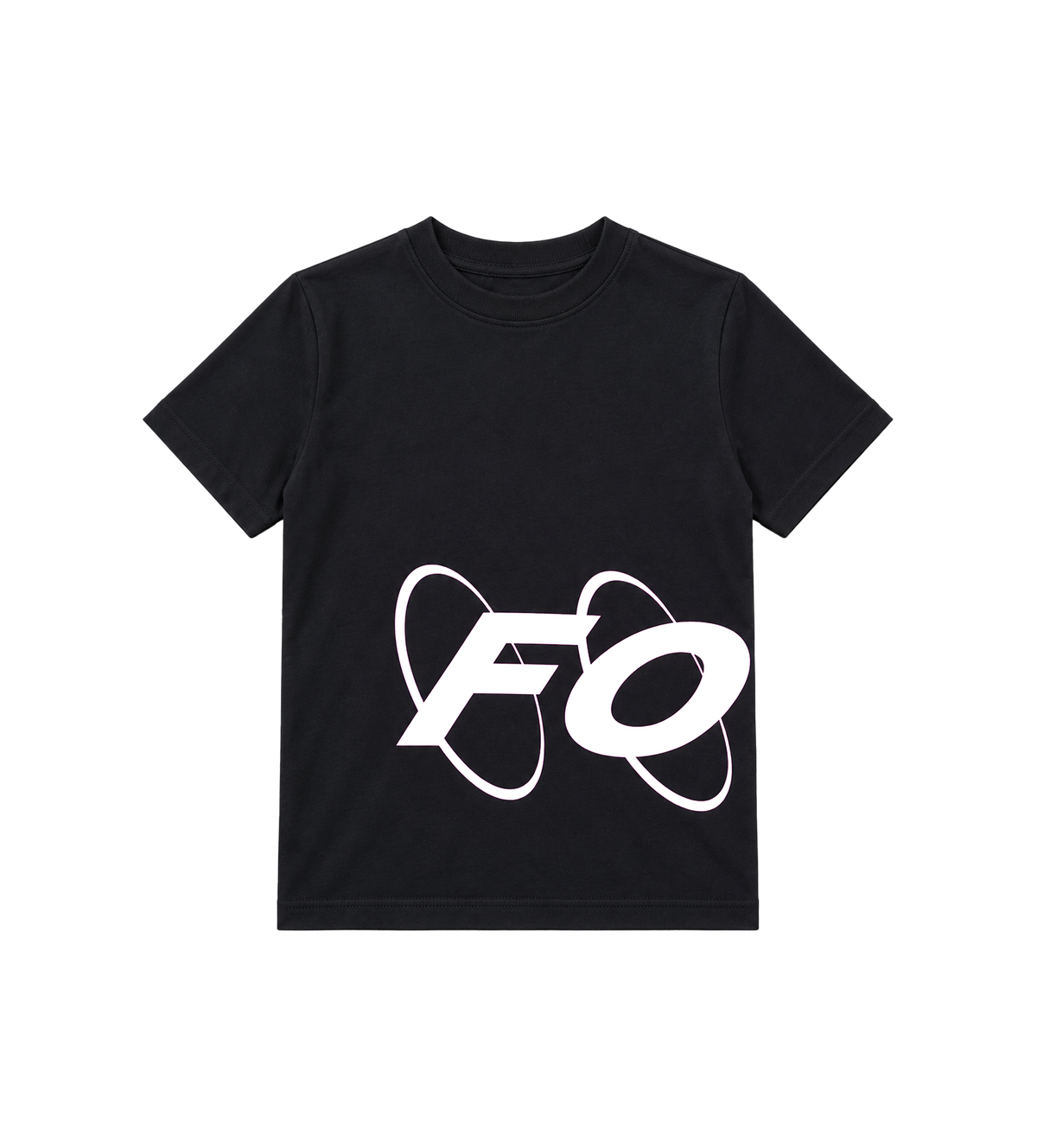 Big Circles  T-shirt Zwart/Wit