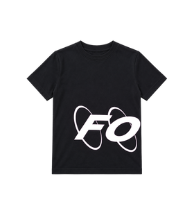 Big Circles  T-shirt Zwart/Wit
