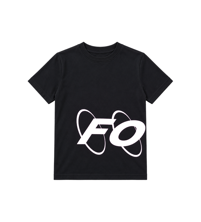 Big Circles  T-shirt Zwart/Wit