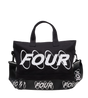 Circles Embroidery Shopper Wit