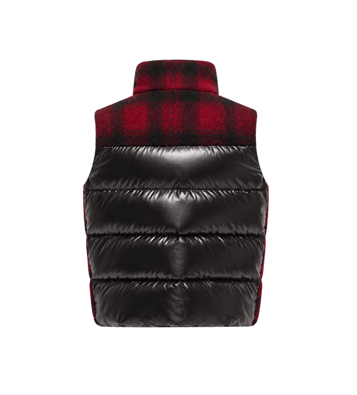 Laotari donsgilet zwart en rood
