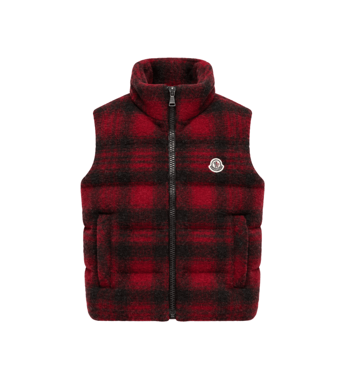 Laotari donsgilet zwart en rood