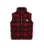 Laotari donsgilet zwart en rood