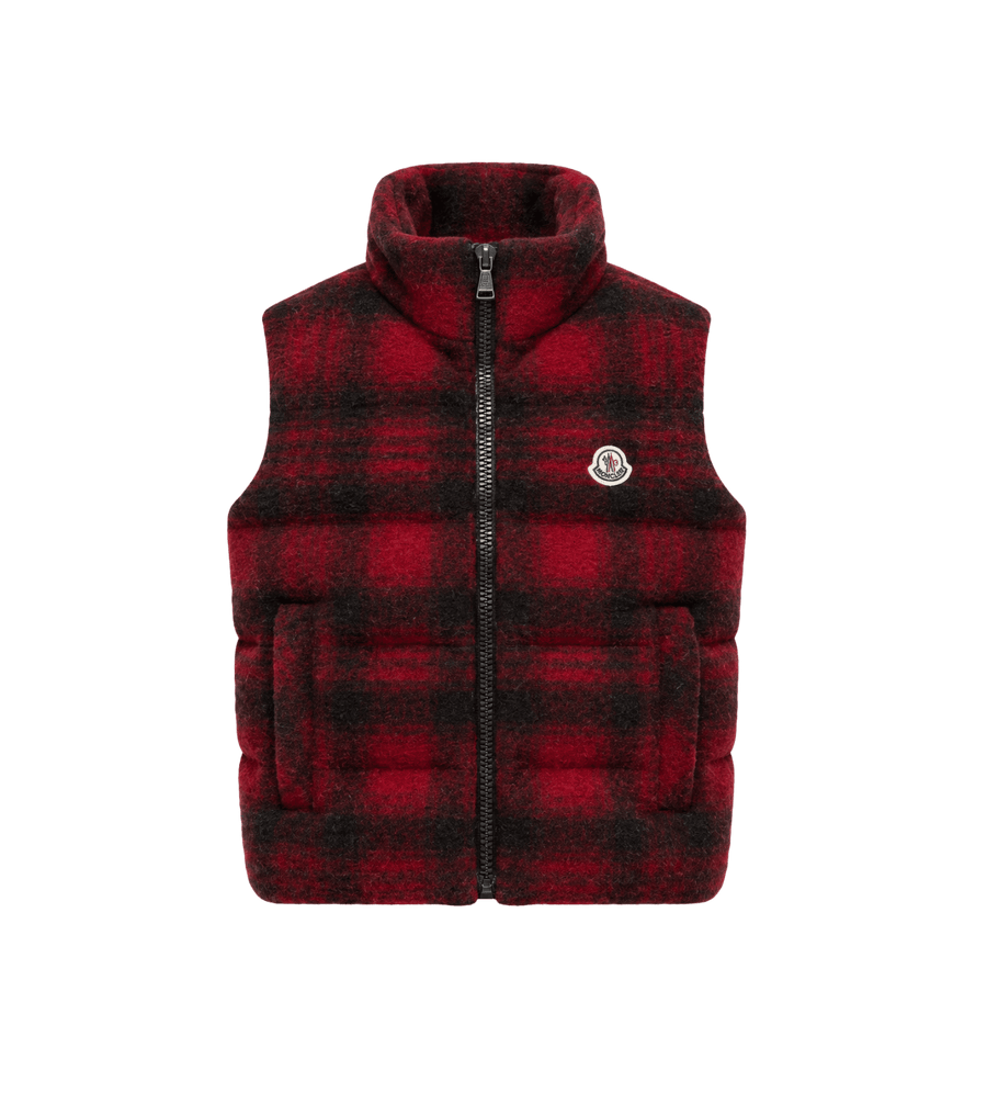 Laotari donsgilet zwart en rood