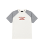 Bold Raglan T-shirt Cannoli Crème/Grijs Melange