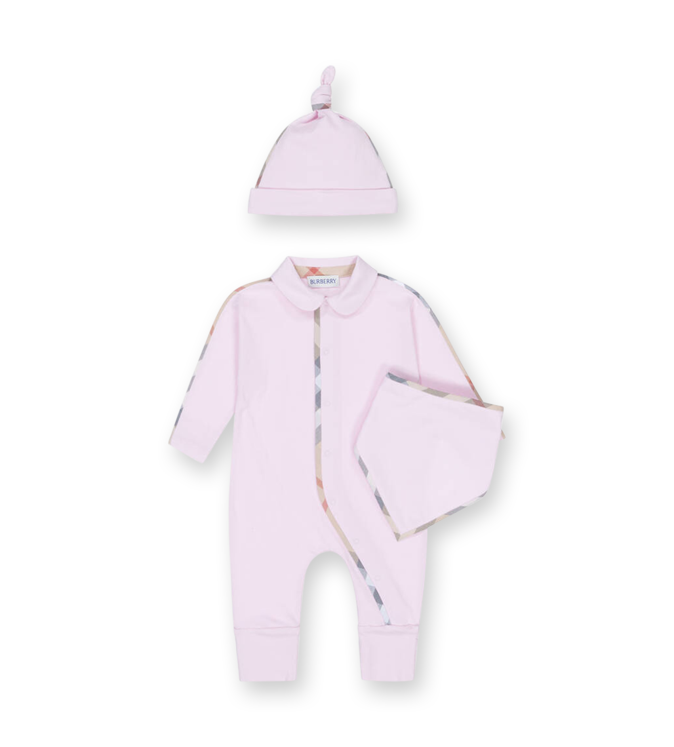 Burberry Lotus Three-Piece Gift Set in Pink (Baby)