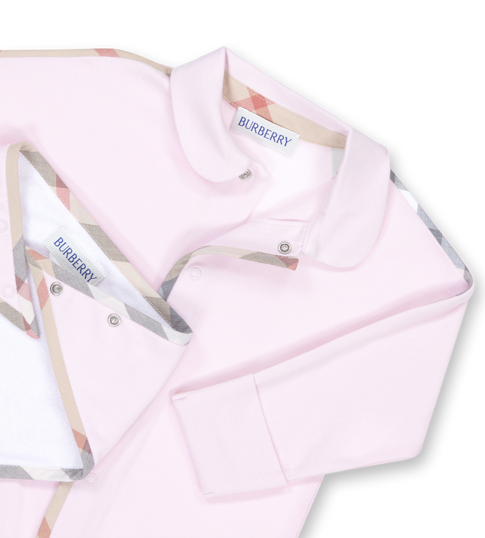 Baby Lotus Three-Piece Gift Set in Pink