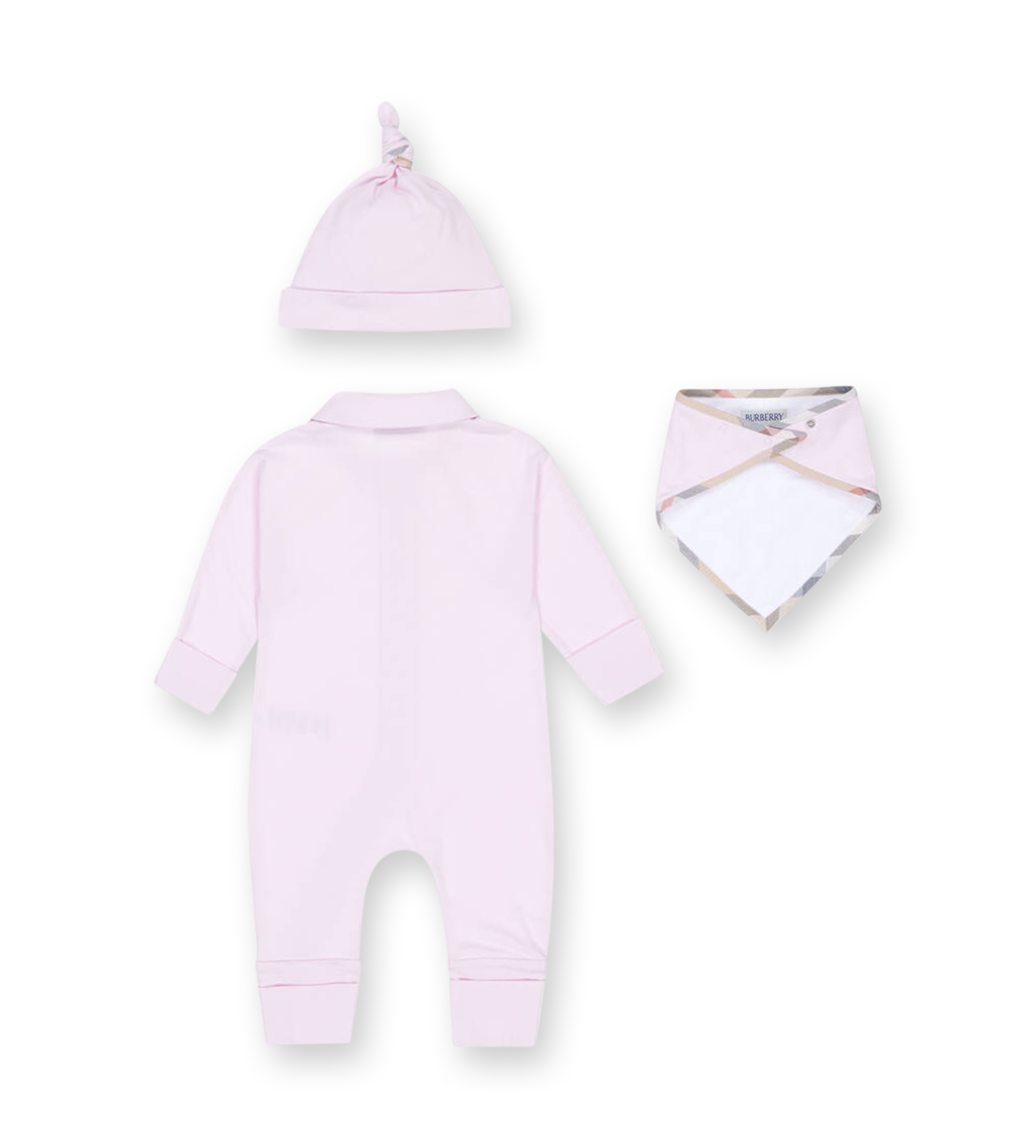 Burberry Lotus Three-Piece Gift Set in Pink (Baby)