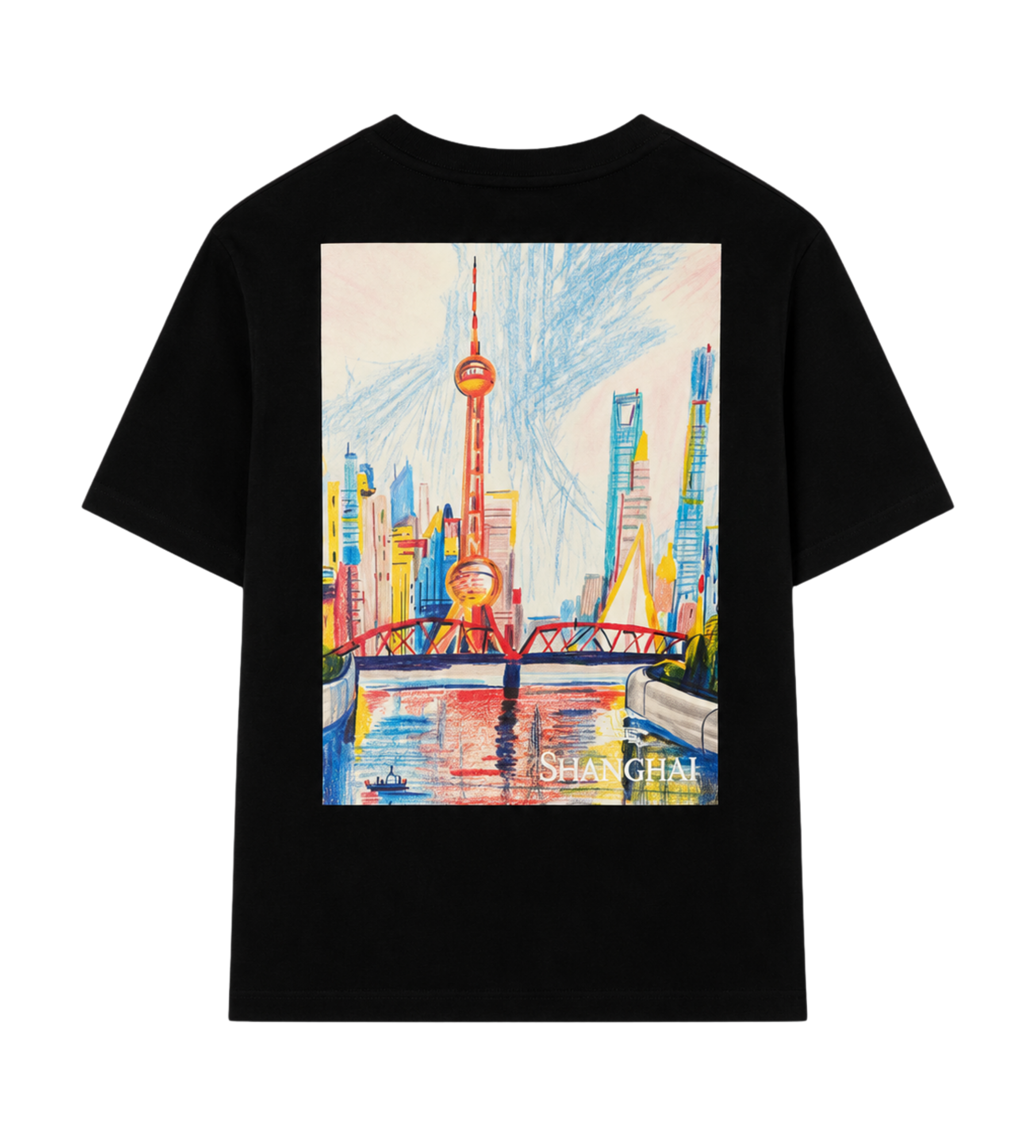 Shanghai Bear Cotton T-Shirt (Kids)