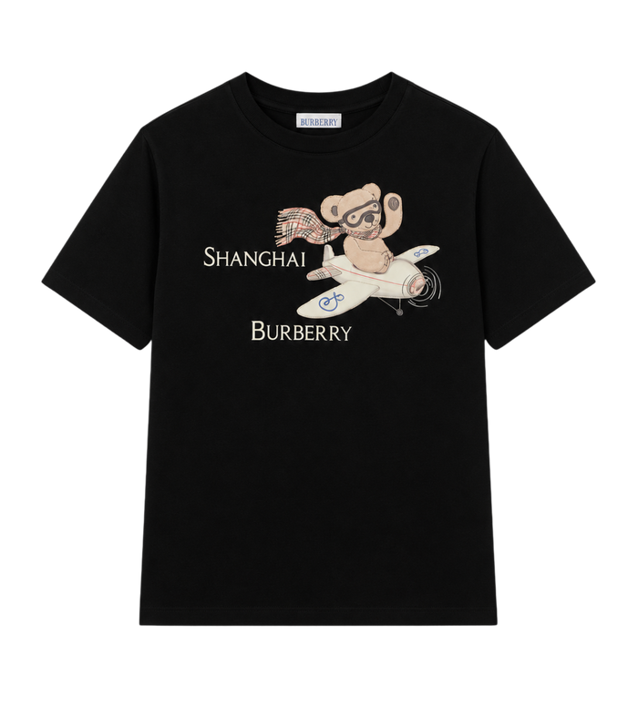 Kids Shanghai Bear Cotton T-Shirt