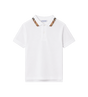 Baby Check Collar Cotton Polo Shirt