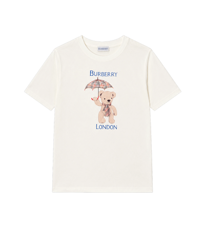 Baby Katoenen T-shirt met Londense beer