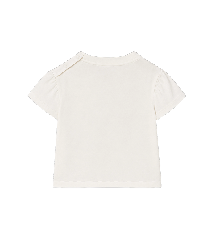 Baby Check Bow Cotton T-shirt