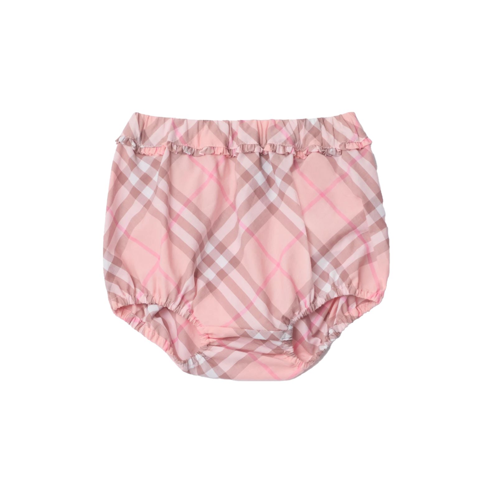 Burberry Check Cotton Dress with Bloomers in Peony Pink (Baby)