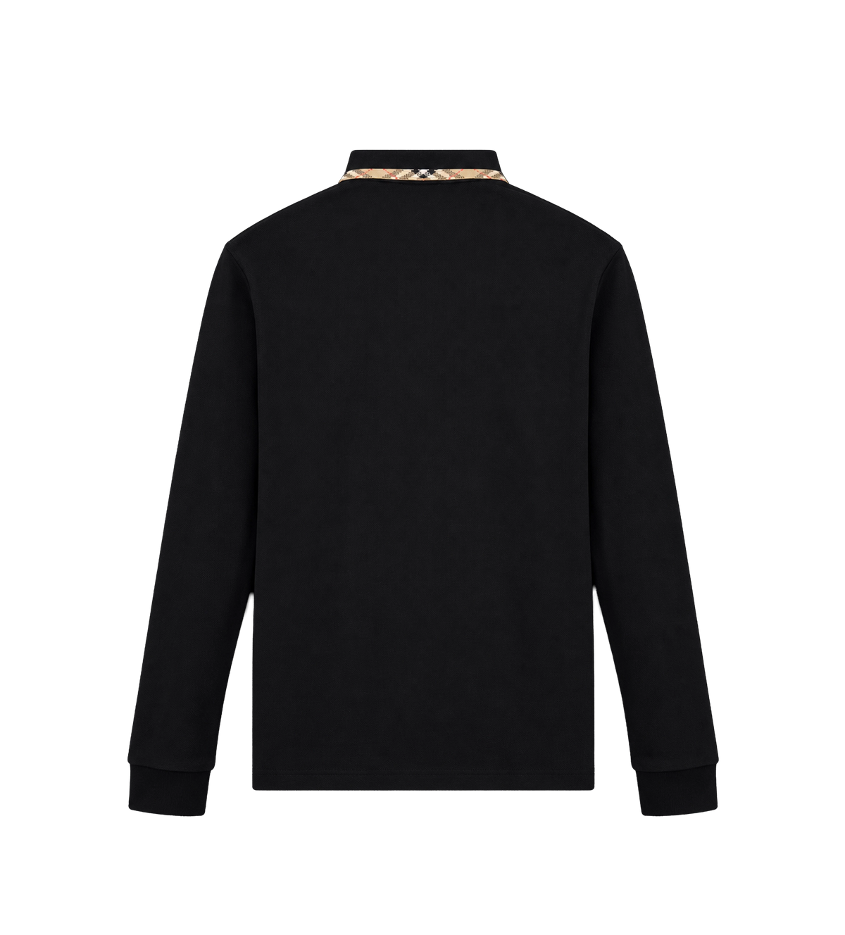 Kids Johane poloshirt met lange mouwen zwart