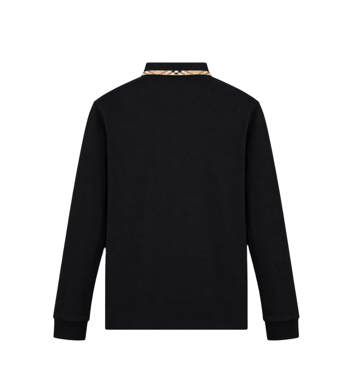 Kids Johane Long-Sleeve Polo Black