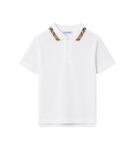 Kids Cotton Piqué Polo Shirt
