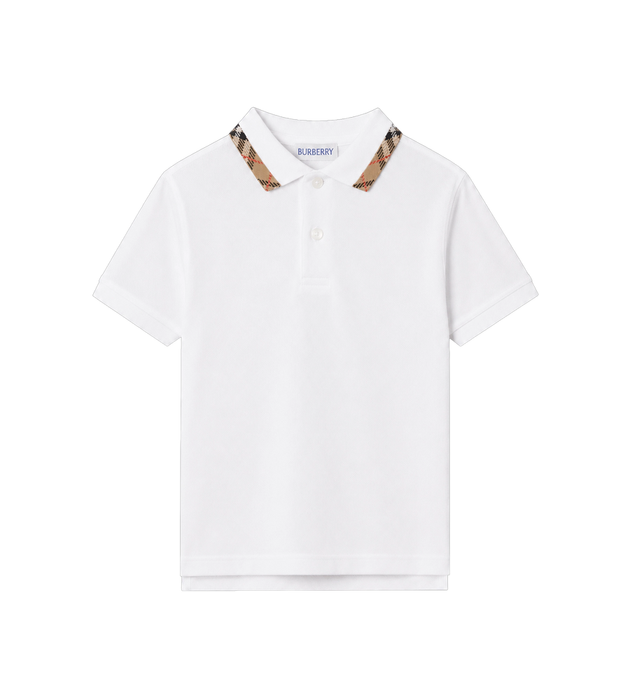 Kids Cotton Piqué Polo Shirt