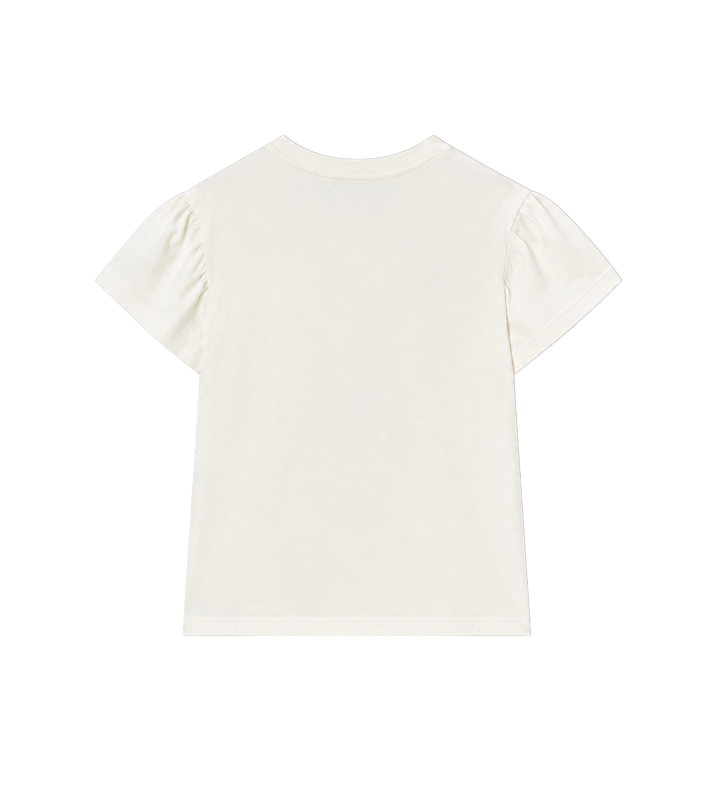 Kids Check Bow Cotton T-shirt