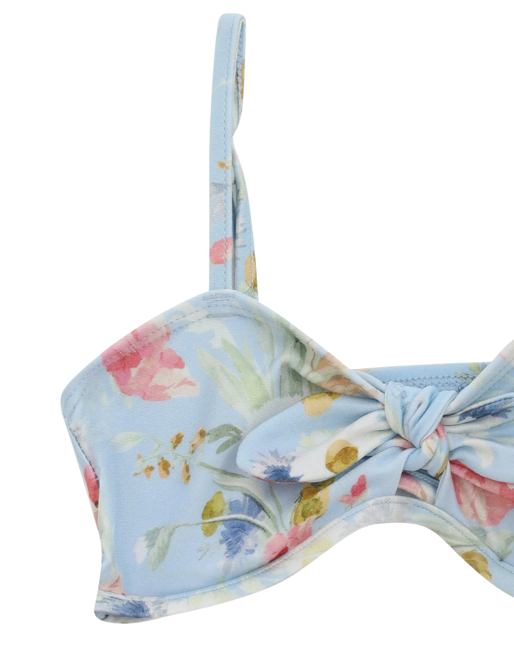 Zimmermann Lucky Tie Bikini in Blue Bouquet Floral (Kids)